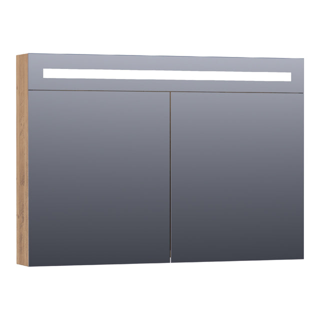 BRAUER Promise Deluxe spiegelkast 100 met directe verlichting 2 dubbelzijdige spiegeldeuren Chateau SK-PRD100CH