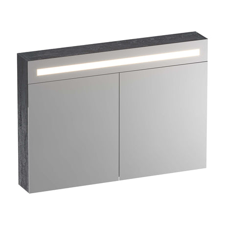 BRAUER Promise Deluxe spiegelkast 100 met directe verlichting 2 dubbelzijdige spiegeldeuren Damascus SK-PRD100DA