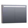 BRAUER Promise Deluxe spiegelkast 100 met directe verlichting 2 dubbelzijdige spiegeldeuren Driftwood SK-PRD100DR