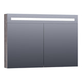 BRAUER Promise Deluxe spiegelkast 100 met directe verlichting 2 dubbelzijdige spiegeldeuren Driftwood SK-PRD100DR