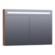 BRAUER Promise Deluxe spiegelkast 100 met directe verlichting 2 dubbelzijdige spiegeldeuren Forest Cacao SK-PRD100FC