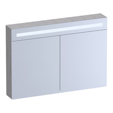 BRAUER Promise Deluxe spiegelkast 100 met verlichting 2 dubbelzijdige spiegeldeuren Forest Seashell SK-PRD100FS