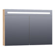 BRAUER Promise Deluxe spiegelkast 100 met directe verlichting 2 dubbelzijdige spiegeldeuren Forest Tan SK-PRD100FT