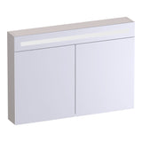 BRAUER Promise Deluxe spiegelkast 100 met verlichting 2 dubbelzijdige spiegeldeuren mat zand SK-PRD100MS