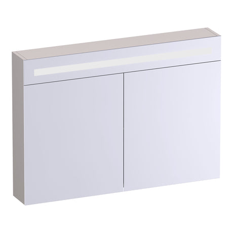 BRAUER Promise Deluxe spiegelkast 100 met verlichting 2 dubbelzijdige spiegeldeuren mat zand SK-PRD100MS