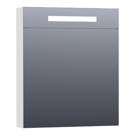 BRAUER Promise Deluxe spiegelkast 100 met directe verlichting 2 dubbelzijdige spiegeldeuren mat wit SK-PRD100MW