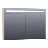 BRAUER Promise Deluxe spiegelkast 100 met directe verlichting 2 dubbelzijdige spiegeldeuren Sunlit SK-PRD100SL