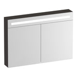 BRAUER Promise Deluxe spiegelkast 100 met verlichting 2 dubbelzijdige spiegeldeuren Timber Anthracite SK-PRD100TA
