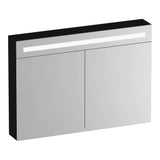 BRAUER Promise Deluxe spiegelkast 100 met verlichting 2 dubbelzijdige spiegeldeuren Timber Black SK-PRD100TB