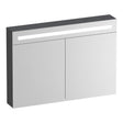 BRAUER Promise Deluxe spiegelkast 100 met verlichting 2 dubbelzijdige spiegeldeuren Timber Grey SK-PRD100TG