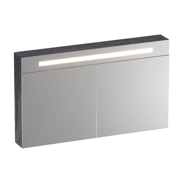 BRAUER Promise Deluxe spiegelkast 120 met directe verlichting 2 dubbelzijdige spiegeldeuren Damascus SK-PRD120DA