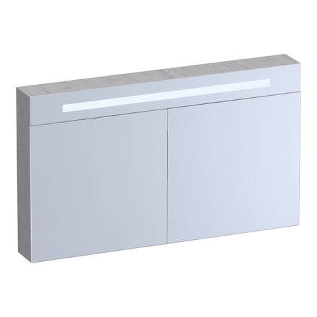 BRAUER Promise Deluxe spiegelkast 120 met verlichting 2 dubbelzijdige spiegeldeuren Forest Seashell SK-PRD120FS