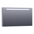 BRAUER Promise Deluxe spiegelkast 120 met directe verlichting 2 dubbelzijdige spiegeldeuren mat grijs SK-PRD120MG