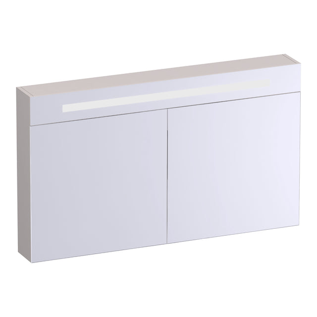 BRAUER Promise Deluxe spiegelkast 120 met verlichting 2 dubbelzijdige spiegeldeuren mat zand SK-PRD120MS