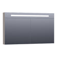 BRAUER Promise Deluxe spiegelkast 120 met directe verlichting 2 dubbelzijdige spiegeldeuren mat taupe SK-PRD120MT