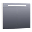 BRAUER Promise Deluxe spiegelkast 120 met directe verlichting 2 dubbelzijdige spiegeldeuren mat wit SK-PRD120MW
