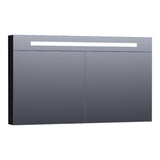 BRAUER Promise Deluxe spiegelkast 120 met directe verlichting 2 dubbelzijdige spiegeldeuren mat zwart SK-PRD120MZ