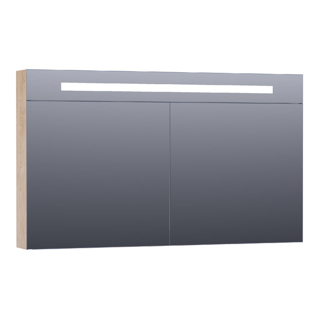 BRAUER Promise Deluxe spiegelkast 120 met directe verlichting 2 dubbelzijdige spiegeldeuren Sunlit SK-PRD120SL