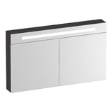 BRAUER Promise Deluxe spiegelkast 120 met verlichting 2 dubbelzijdige spiegeldeuren Timber Anthracite SK-PRD120TA
