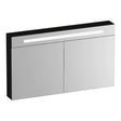 BRAUER Promise Deluxe spiegelkast 120 met verlichting 2 dubbelzijdige spiegeldeuren Timber Black SK-PRD120TB