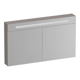 BRAUER Promise Deluxe spiegelkast 120 met verlichting 2 dubbelzijdige spiegeldeuren Timber Greige SK-PRD120TE