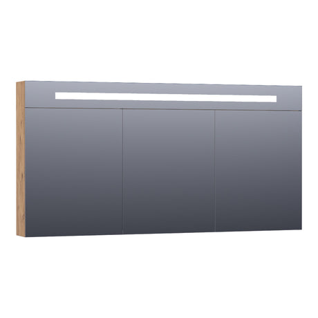 BRAUER Promise Deluxe spiegelkast 140 met directe verlichting 3 dubbelzijdige spiegeldeuren Chateau SK-PRD140CH