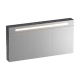 BRAUER Promise Deluxe spiegelkast 140 met directe verlichting 3 dubbelzijdige spiegeldeuren Damascus SK-PRD140DA