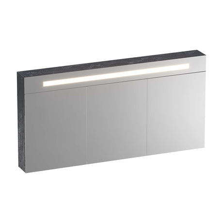 BRAUER Promise Deluxe spiegelkast 140 met directe verlichting 3 dubbelzijdige spiegeldeuren Damascus SK-PRD140DA