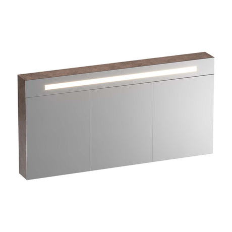 BRAUER Promise Deluxe spiegelkast 140 met directe verlichting 3 dubbelzijdige spiegeldeuren Erosion SK-PRD140ER