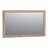BRAUER Citrine spiegel 120 rechthoekig lamellen eiken naturel frame SP-CI120RHLEN