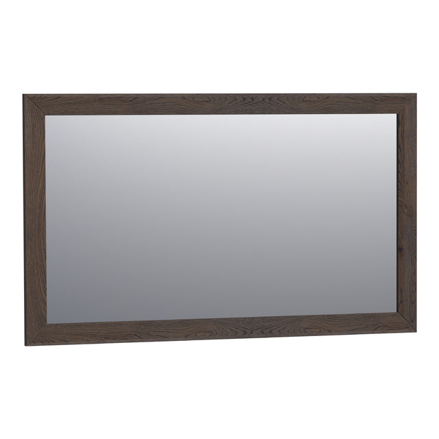 BRAUER Citrine spiegel 120 rechthoekig lamellen eiken zwart frame SP-CI120RHLEZ