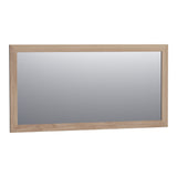 BRAUER Citrine spiegel 140 rechthoekig lamellen eiken naturel frame SP-CI140RHLEN