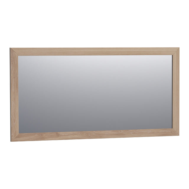 BRAUER Citrine spiegel 140 rechthoekig lamellen eiken naturel frame SP-CI140RHLEN