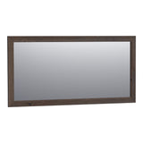BRAUER Citrine spiegel 140 rechthoekig lamellen eiken zwart frame SP-CI140RHLEZ