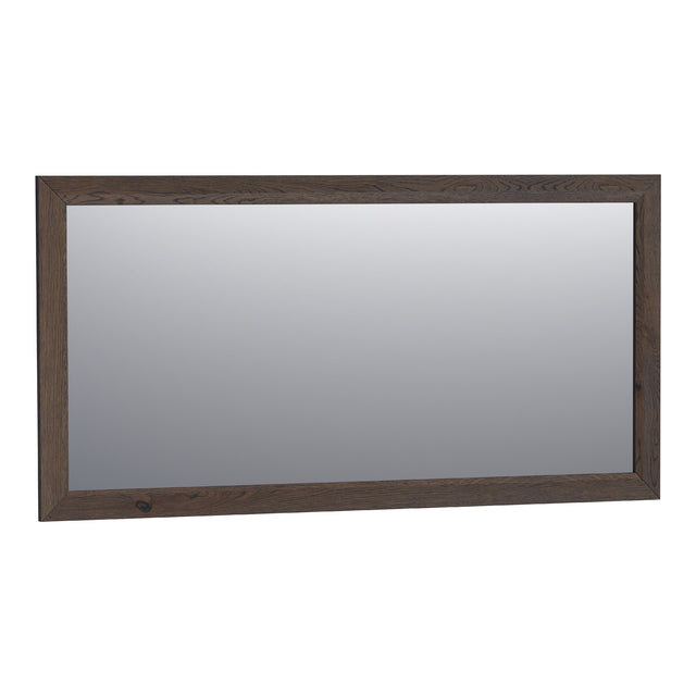 BRAUER Citrine spiegel 140 rechthoekig lamellen eiken zwart frame SP-CI140RHLEZ