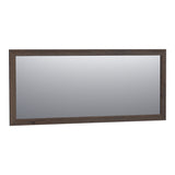 BRAUER Citrine spiegel 160 rechthoekig lamellen eiken zwart frame SP-CI160RHLEZ
