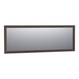 BRAUER Citrine spiegel 200 rechthoekig lamellen eiken zwart frame SP-CI200RHLEZ
