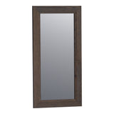 BRAUER Citrine spiegel 40 rechthoekig lamellen eiken zwart frame SP-CI40RHLEZ