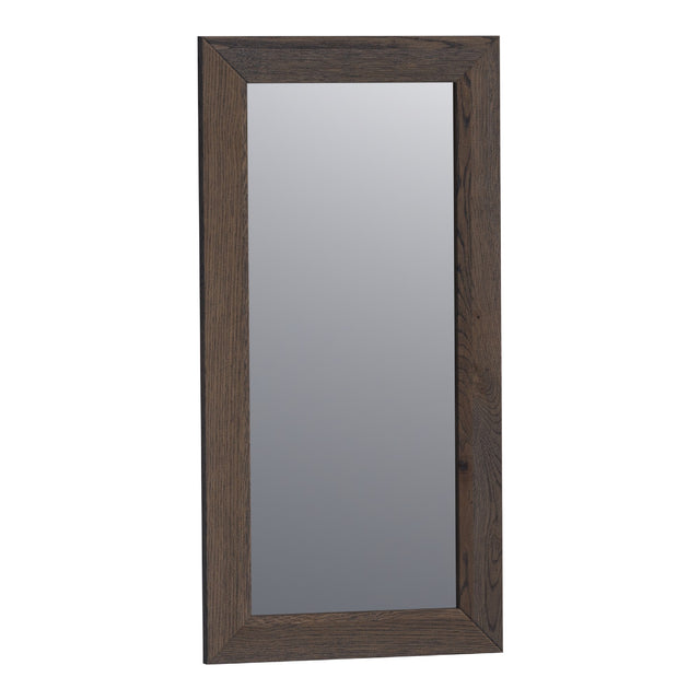 BRAUER Citrine spiegel 40 rechthoekig lamellen eiken zwart frame SP-CI40RHLEZ