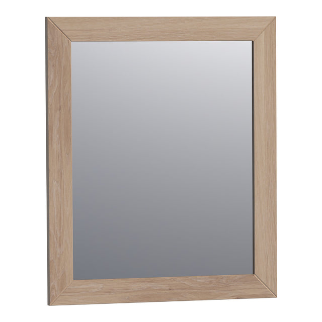 BRAUER Citrine spiegel 60 rechthoekig lamellen eiken naturel frame SP-CI60RHLEN