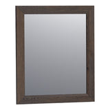 BRAUER Citrine spiegel 60 rechthoekig lamellen eiken zwart frame SP-CI60RHLEZ