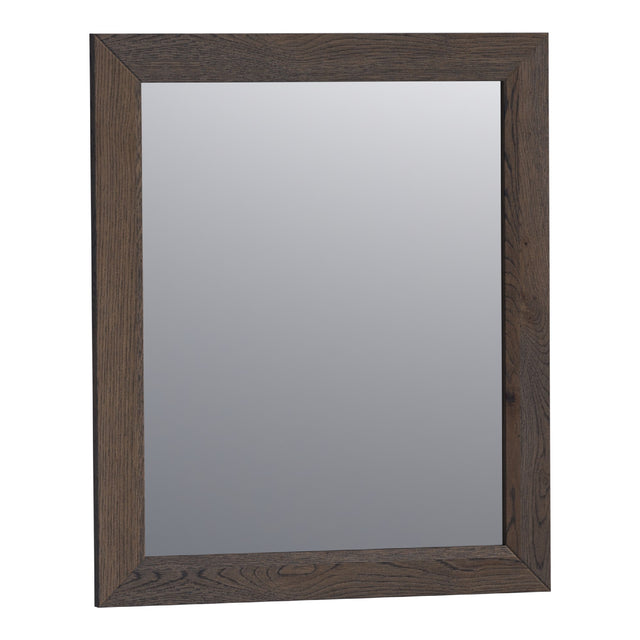 BRAUER Citrine spiegel 60 rechthoekig lamellen eiken zwart frame SP-CI60RHLEZ