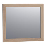 BRAUER Citrine spiegel 80 rechthoekig lamellen eiken naturel frame SP-CI80RHLEN