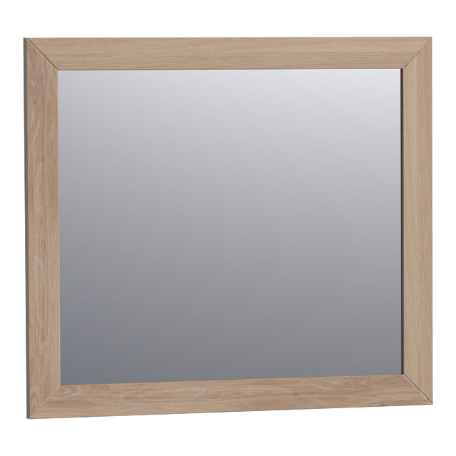 BRAUER Citrine spiegel 80 rechthoekig lamellen eiken naturel frame SP-CI80RHLEN