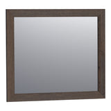 BRAUER Citrine spiegel 80 rechthoekig lamellen eiken zwart frame SP-CI80RHLEZ