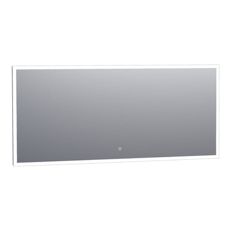 BRAUER Jade spiegel 160 rechthoekig met directe LED-verlichting met dimfunctie en touch-bediening SP-JD160RH
