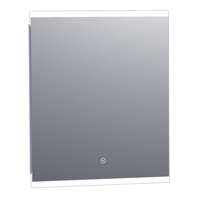 BRAUER Jasper spiegel 60 rechthoekig met directe LED-verlichting met dimfunctie en touch-bediening SP-JS60RH
