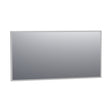 BRAUER Onyx spiegel 140 rechthoekig aluminium-kleurig geborsteld frame SP-ON140RHA