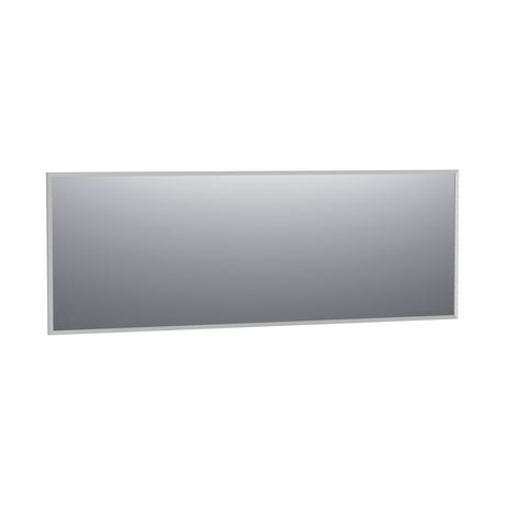 BRAUER Onyx spiegel 200 rechthoekig aluminium-kleurig geborsteld frame SP-ON200RHA