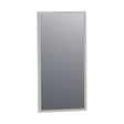 BRAUER Onyx spiegel 40 rechthoekig aluminium-kleurig geborsteld frame SP-ON40RHA